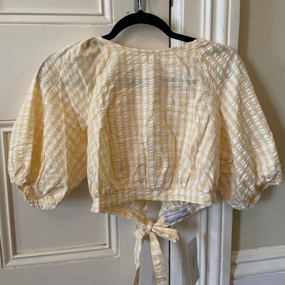 Urban outfitters tie back top